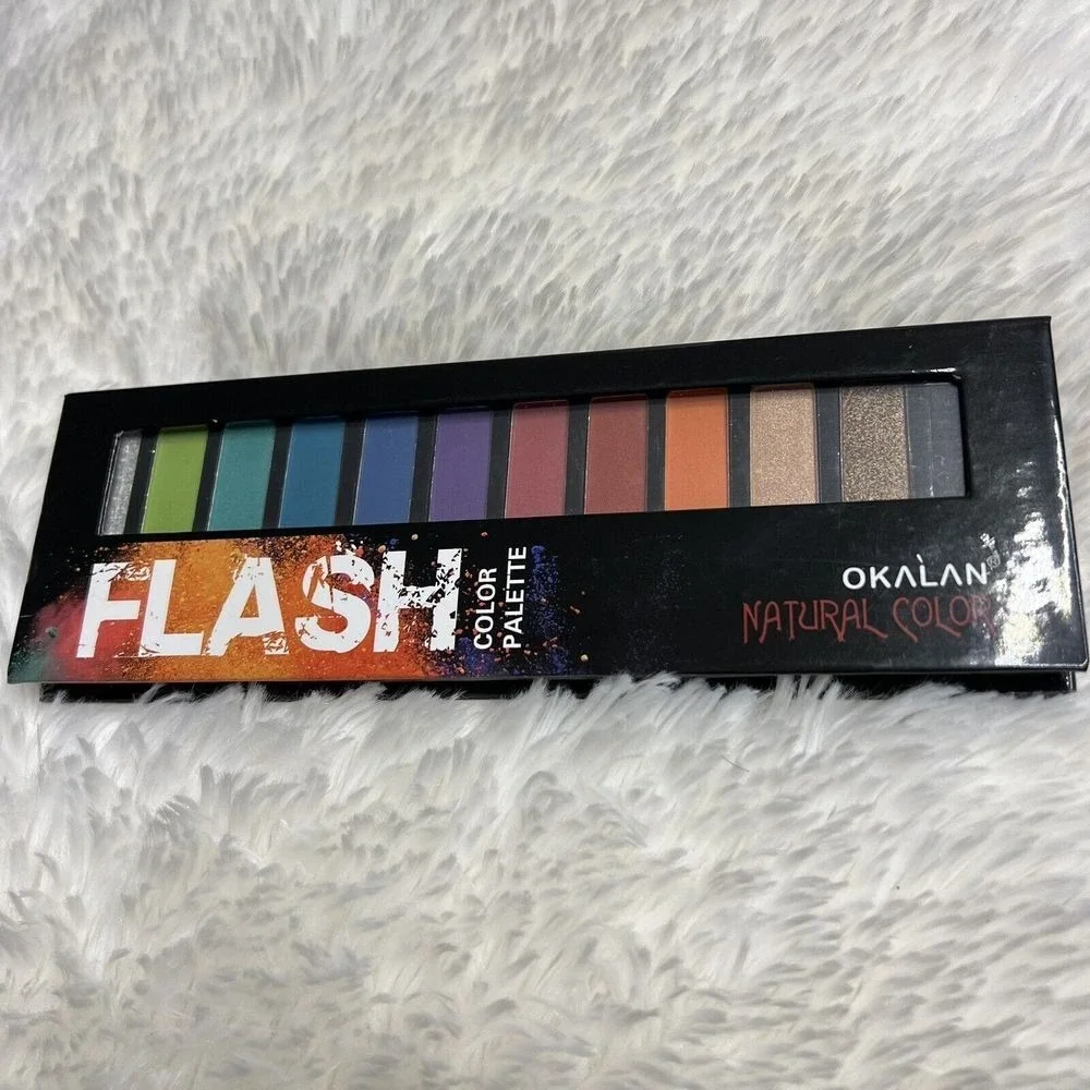 OKALAN FLASH‎ COLOR PALETTE 12 Color Eyeshadow Palette