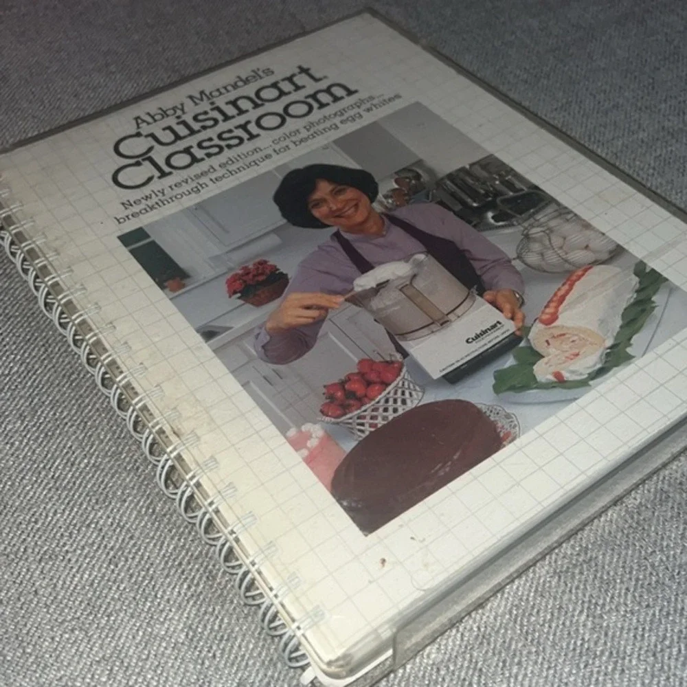 Cuisinart‎ Classroom Cookbook Abby Mandel OS White Good Spiral Food Processor