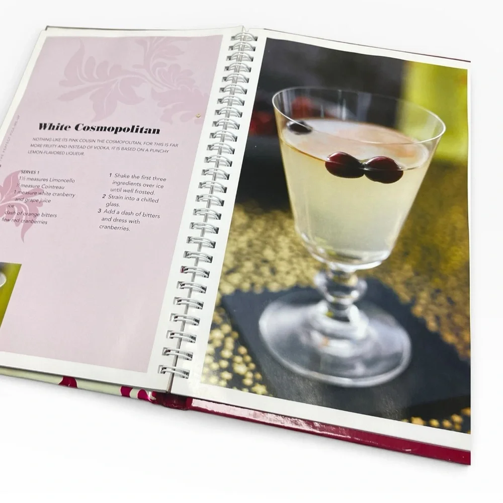 Cocktail Collection book wear shown