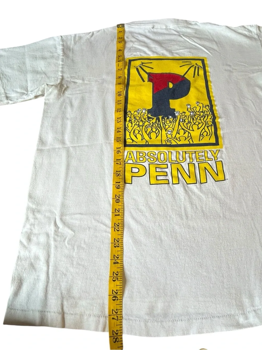 Vintage 90s Levi’s Absolutely Penn USA Made Single Stitch Graphic Tee M