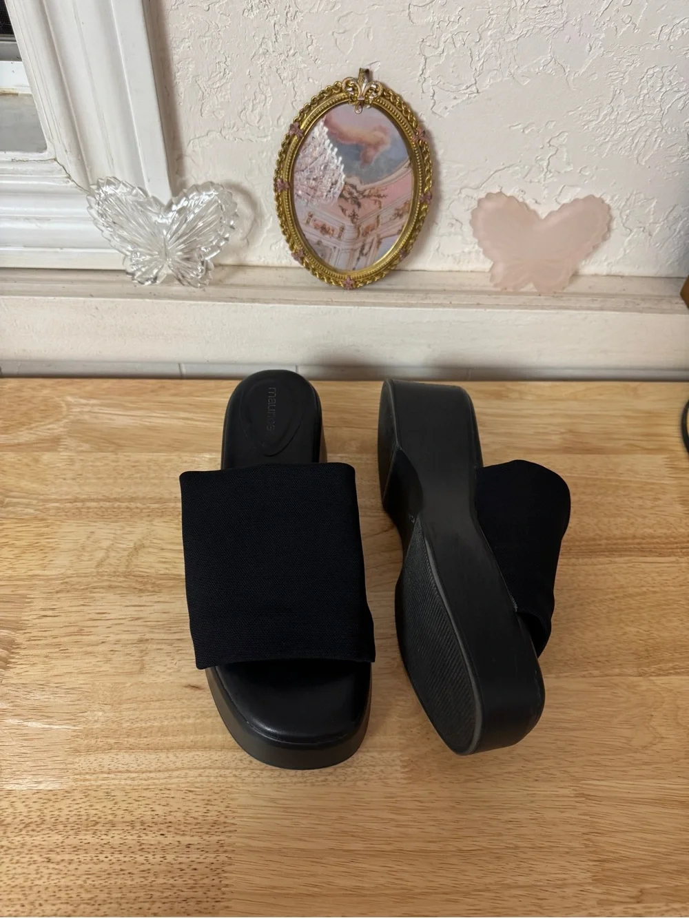 Maurices black platform