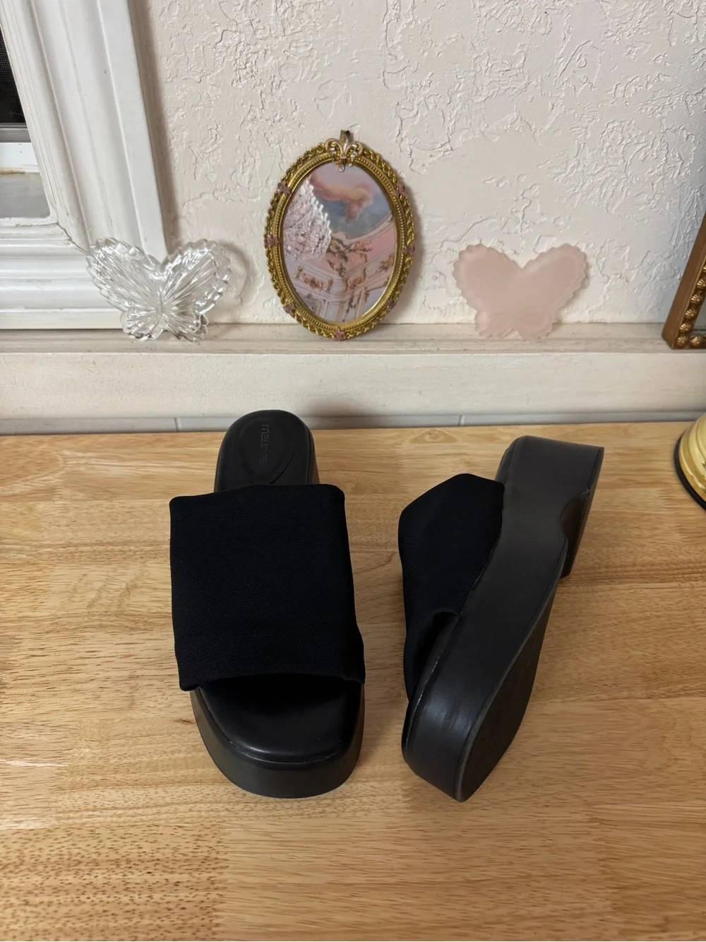 Maurices black platform