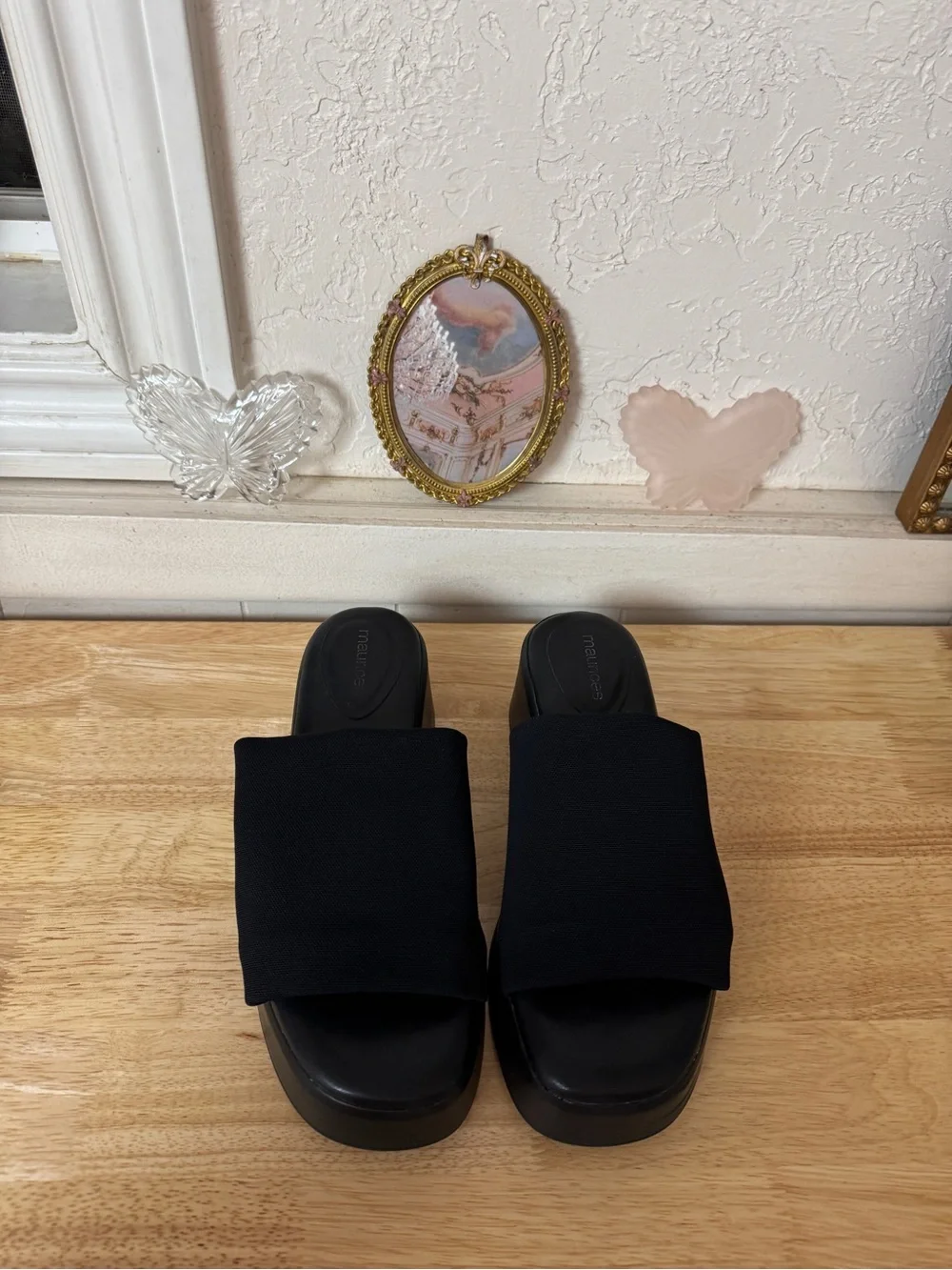 Maurices black platform