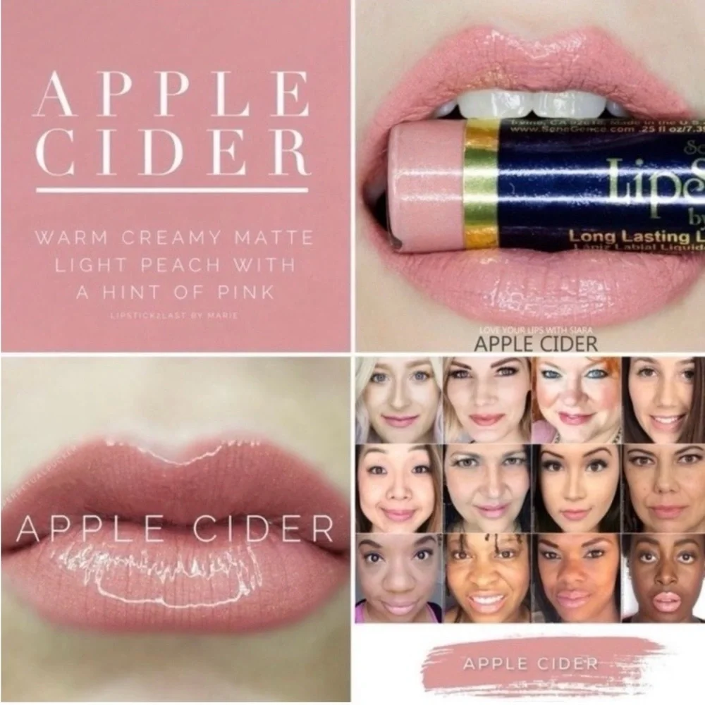 LipSense Apple Cider Long Lasting Liquid Lip Color NEW Sealed SeneGence Nude