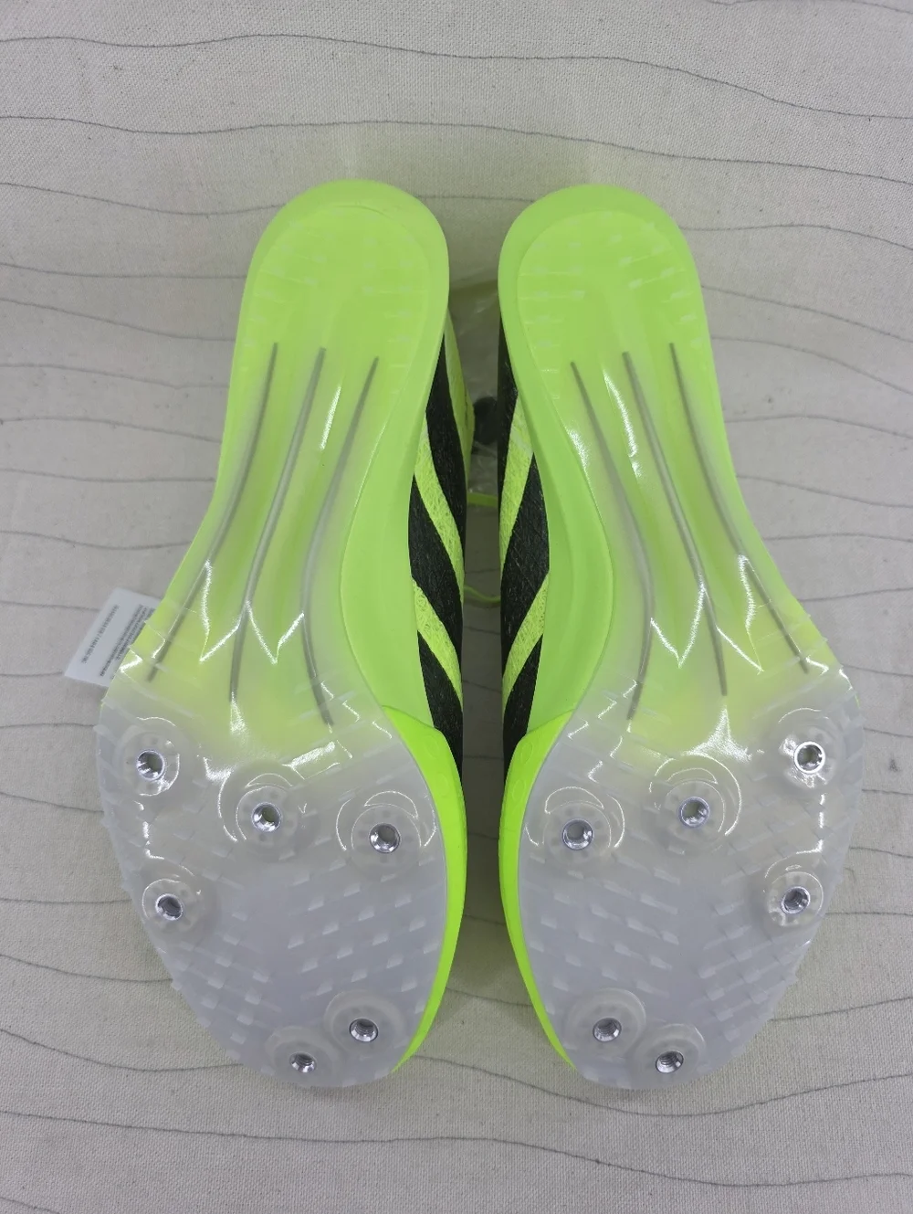 Adidas Mens Adizero Prime SP 3 Strung Lucid Lemon Track Cleats IH5800 Sz 7.5 NEW