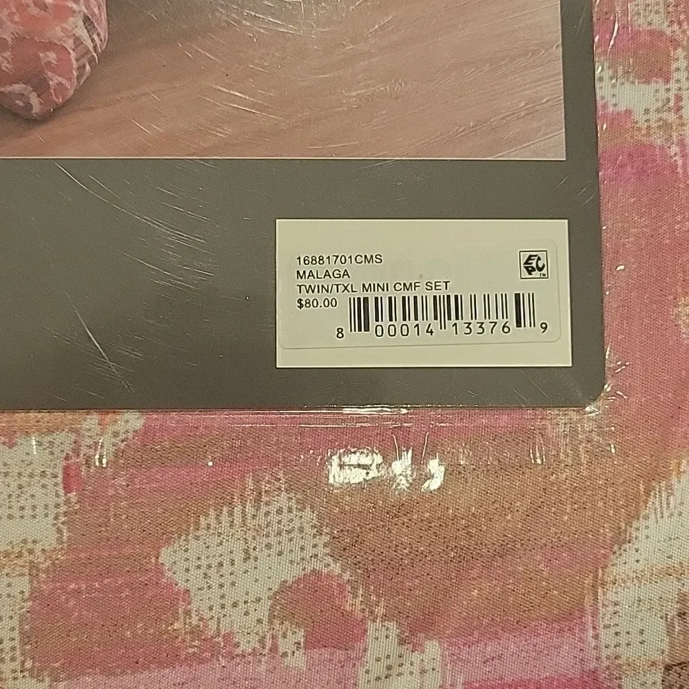 Reversible Twin XL Comforter Set 2 piece
