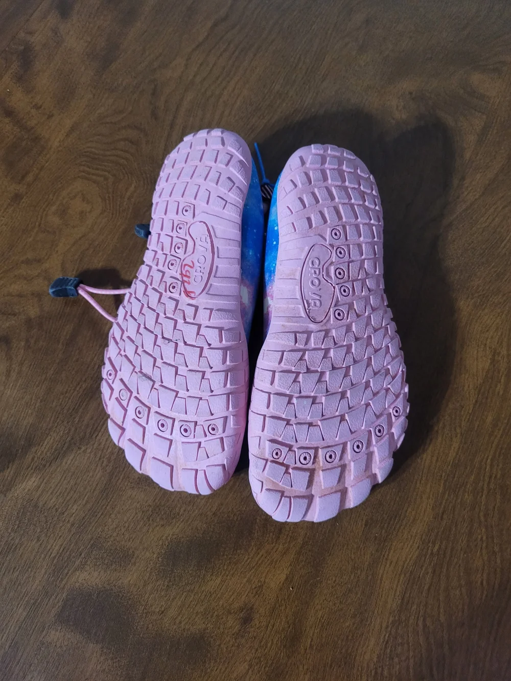 Kids Galaxy Slip-On Water Shoes - Pink & Blue
