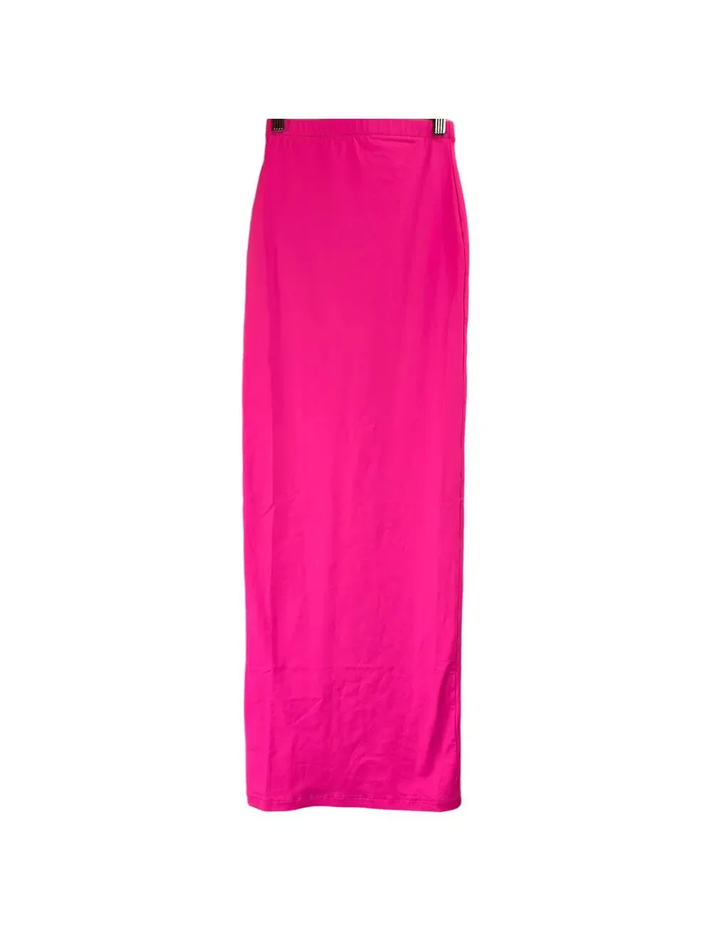Skims Bright Pink Taffy Recycled Swim Cut Out Long Tube Skirt Size XXS NWT