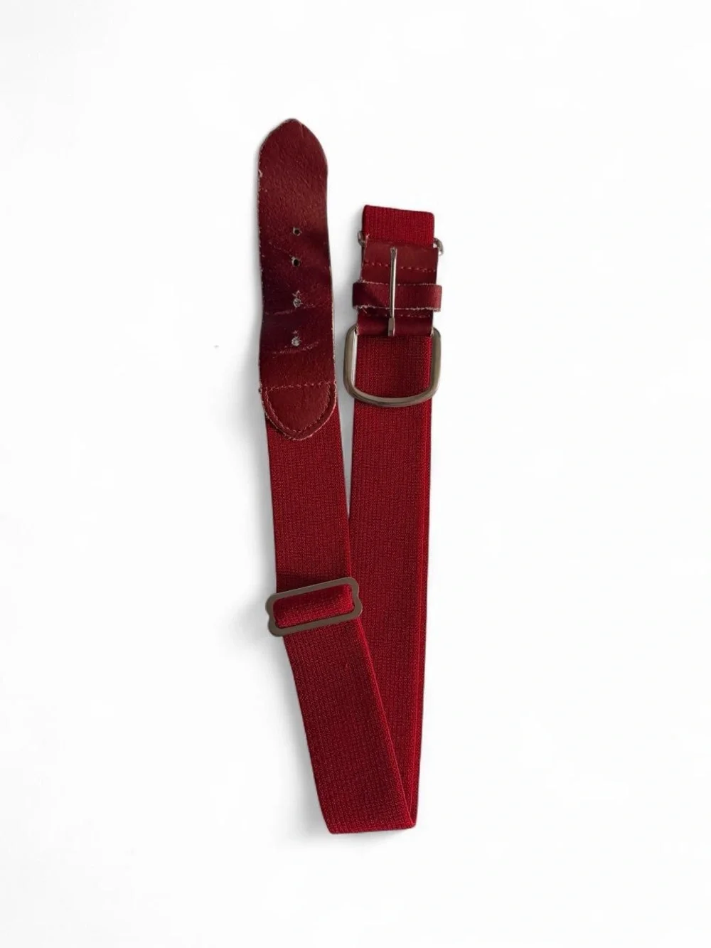 Youth Red Baseball Belt Elastic Adjustable Kids Softball Uniform