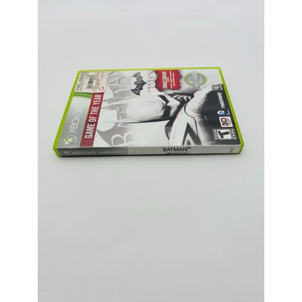 Batman: Arkham City Game of the Year Edition ( Xbox 360, 2012) No Manual Works