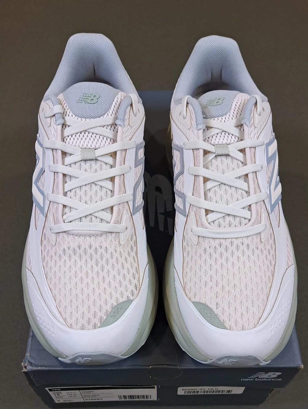 New Balance TRN Sneaker - Color: Beige / Green - Size: Men 10