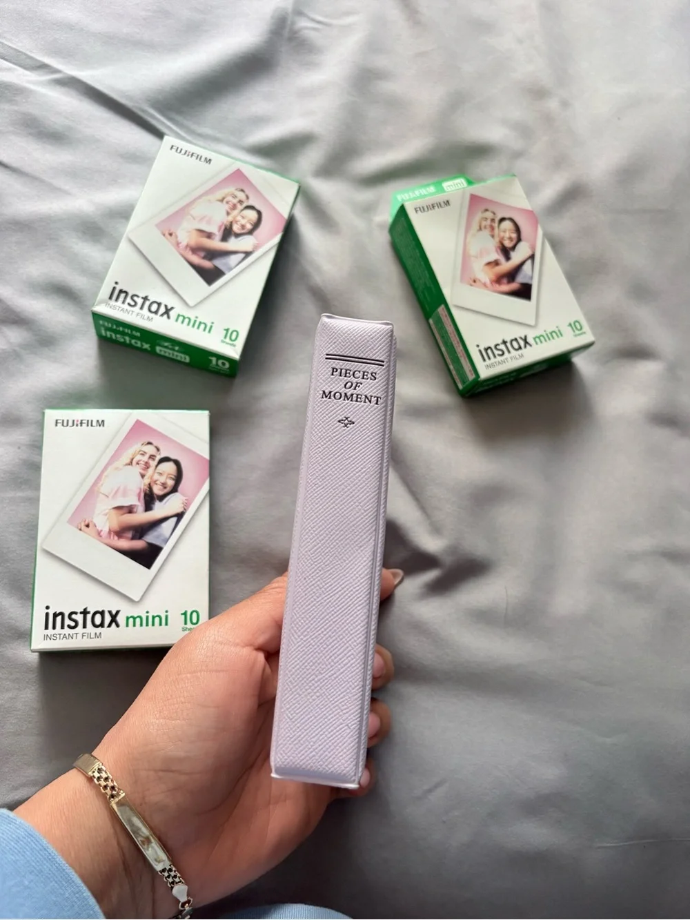 Fujifilm Instax Mini Photo Album - Light Lavender and White