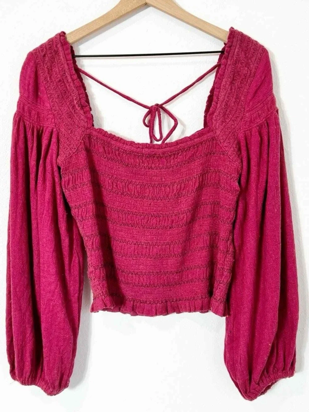 Free People voluminous feminine neckline