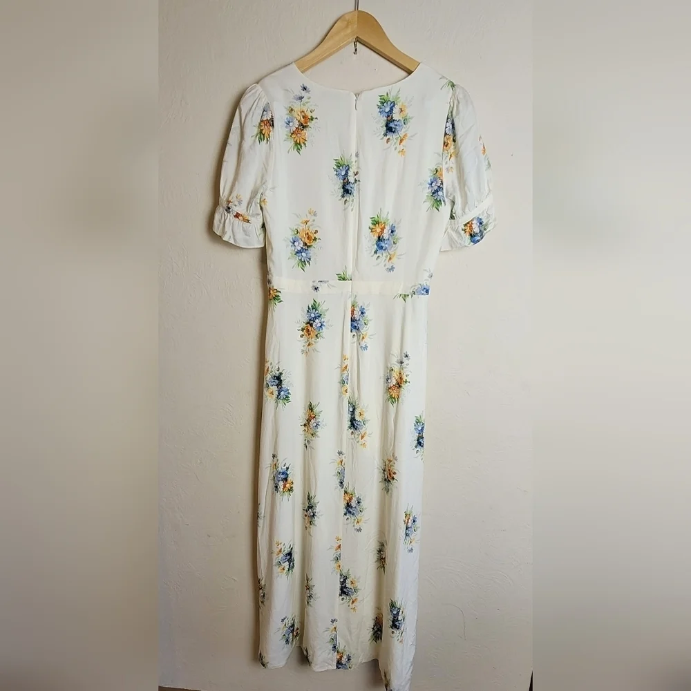 Madewell,  Ruffle-Sleeve Maxi Dress,Classic Corsage, Size 4‎