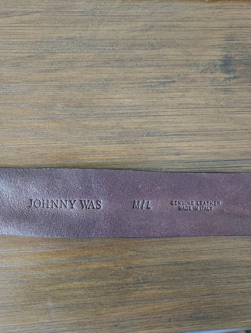 Johnny Was leather belt