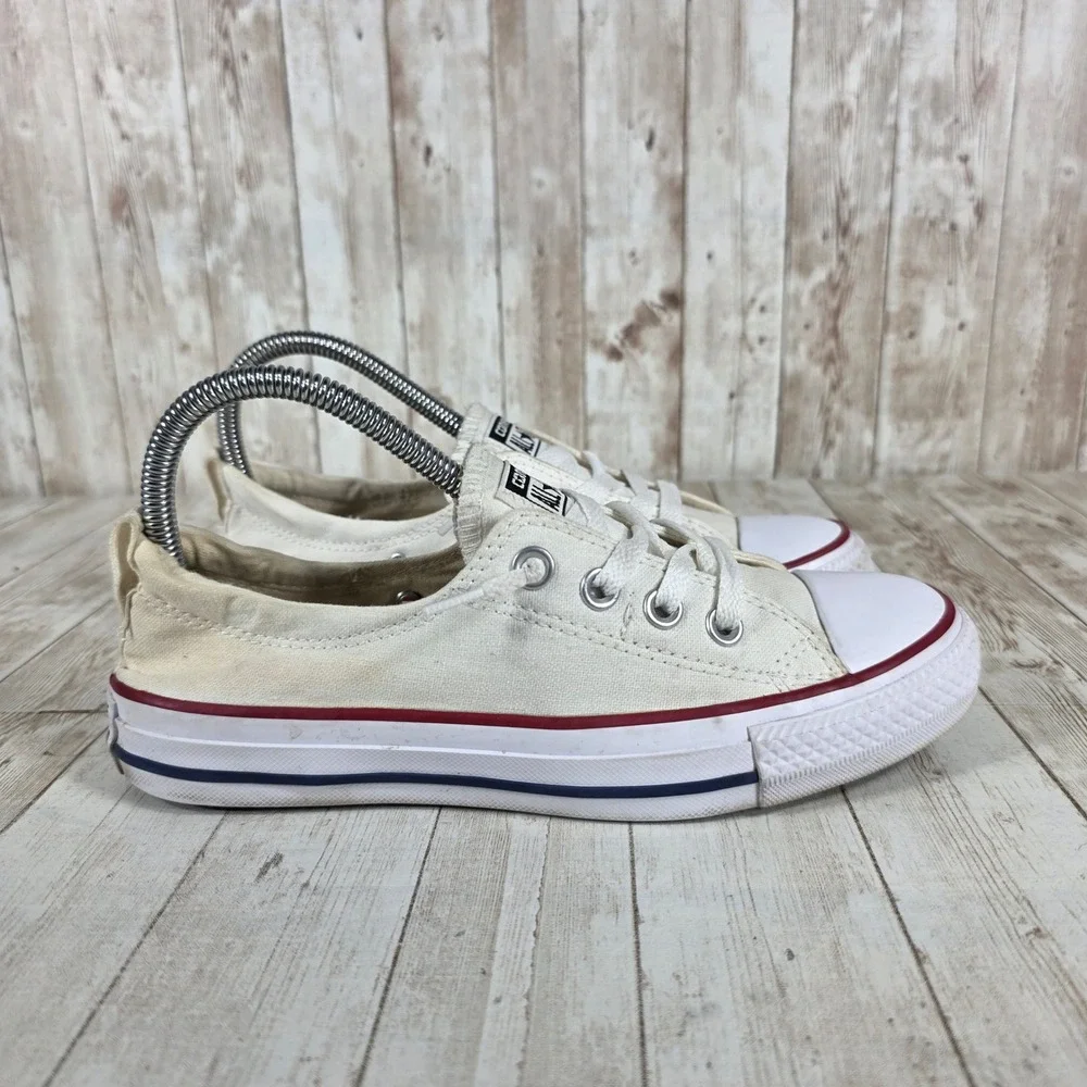 Converse Chuck Taylor All Star Shoreline Sneakers White Low Top Women's Size‎ 7