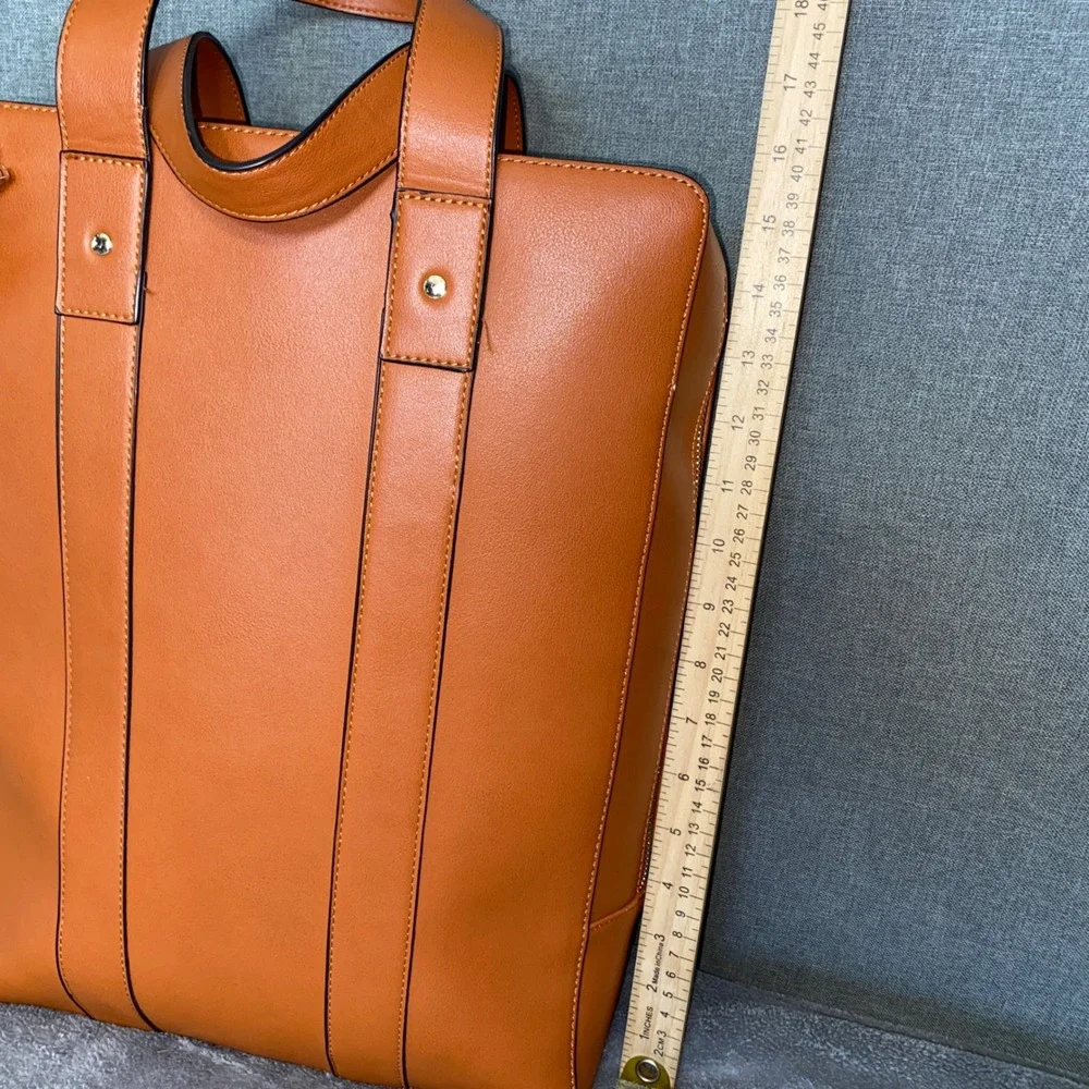 Estarer Womens Business Briefcase Laptop Backpack PU Leather Briefcase Bag