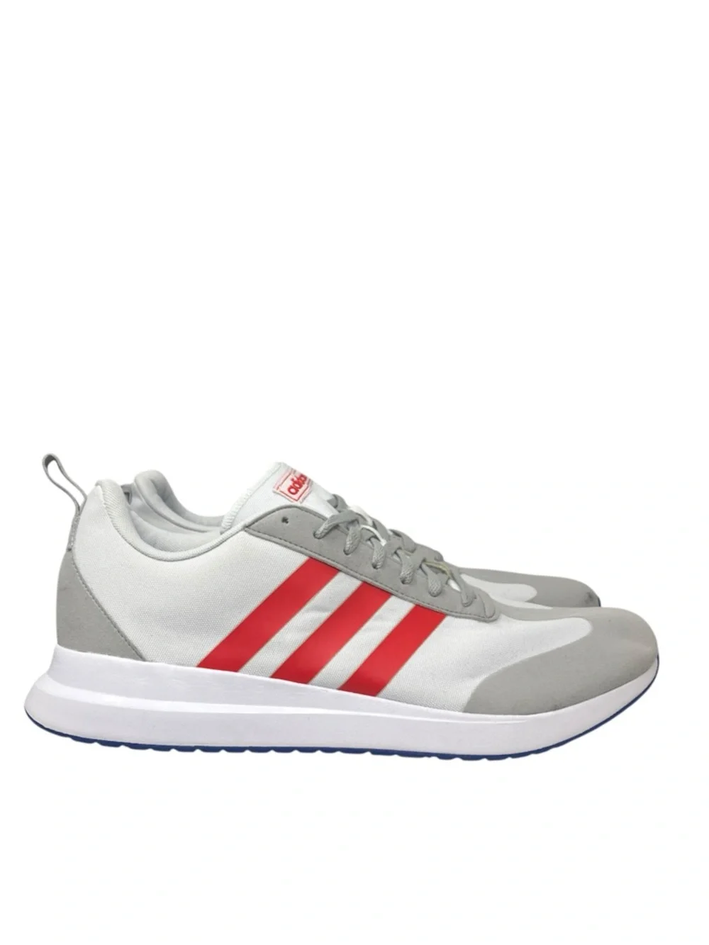 Adidas Sneakers EE9728 Mens 12 Grey Red Retro Running‎ Casual Streetwear Run 60s