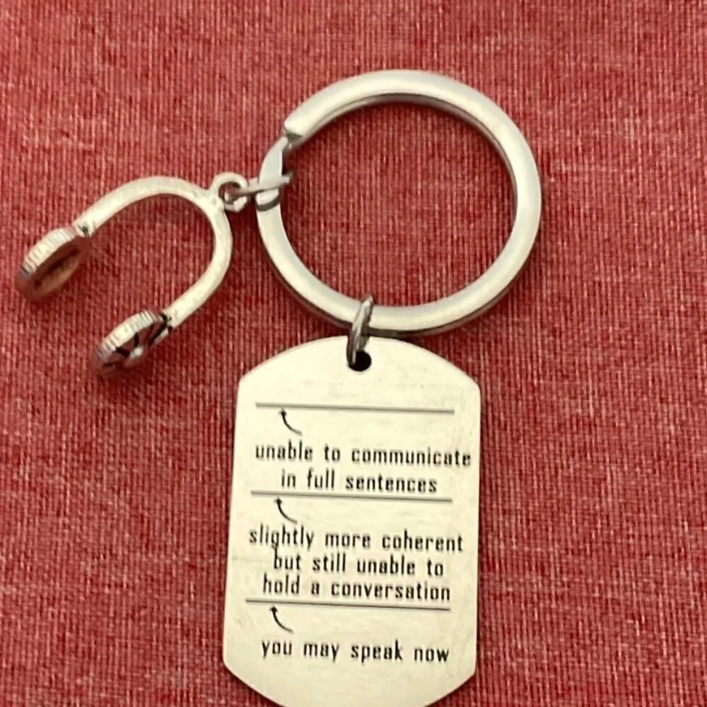 NEW DISPATCHER KEYCHAIN FUNNY