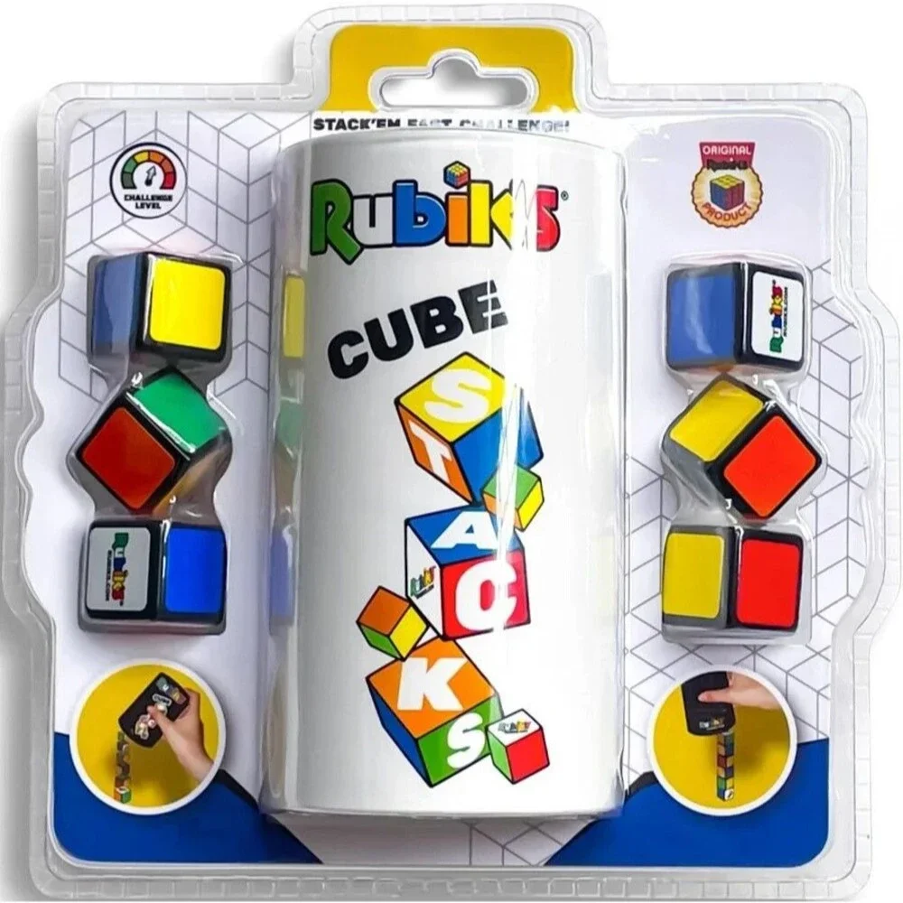 Rubik's Cube Stacks Game New Sealed Dexterity Fast-Paced Game Night Family