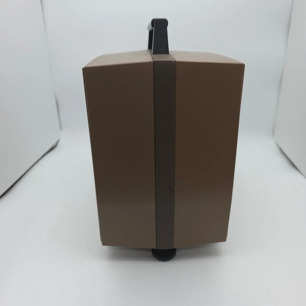 GAF 2388 Movie Projector Dual 8mm Super 8 Vintage Brown Automatic Load 1970 Tech