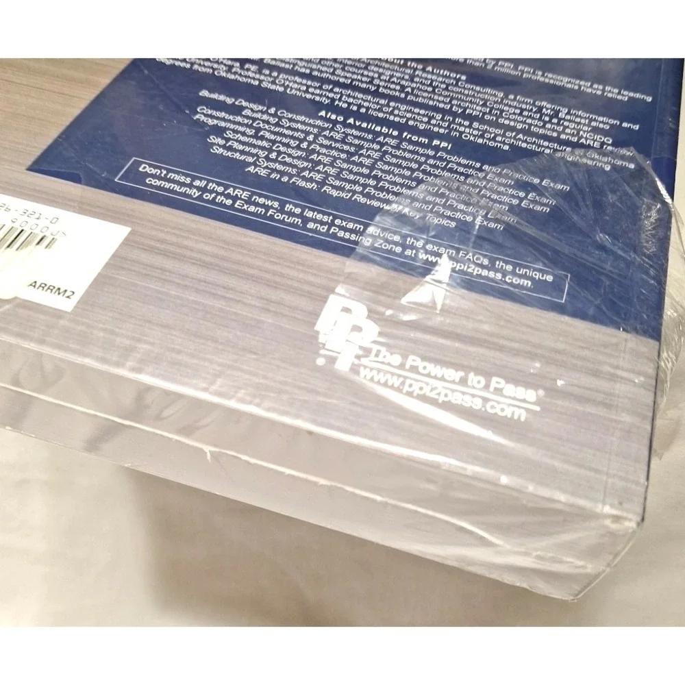 ARE Review Manual 2nd Ed SEALED David Kent Ballast and PE, Steven E O'Hara 2010