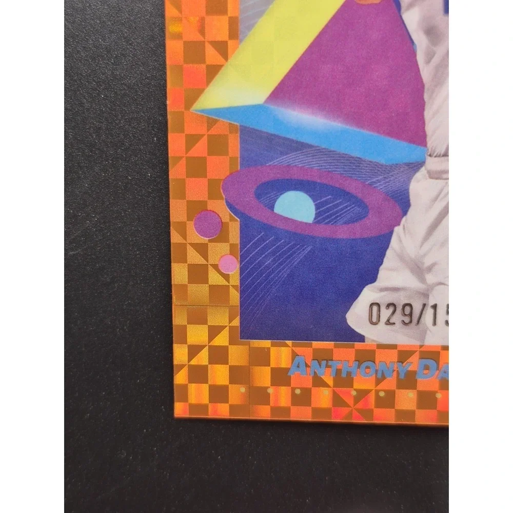 2025 Topps Finest Anthony Davis #238 Orange X-Fractor /150 Wizards Lakers