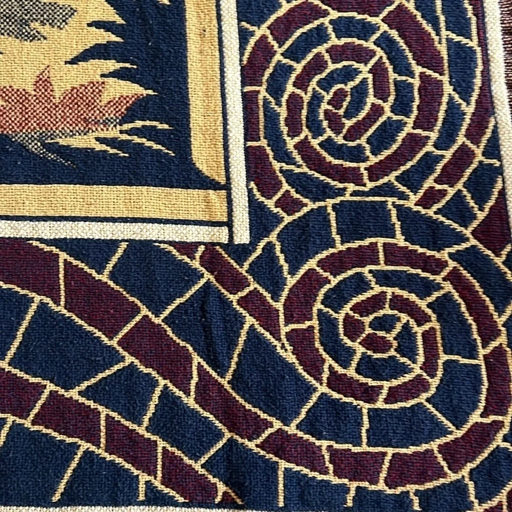 Vintage tapestry throw