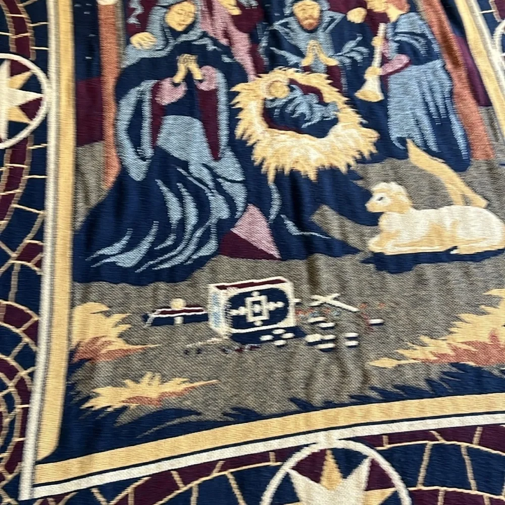 Vintage tapestry throw