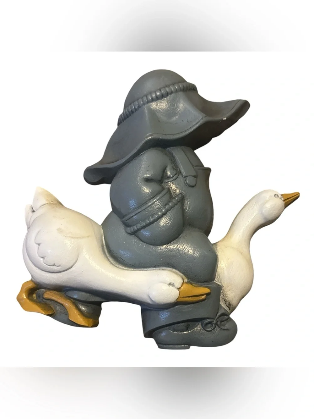 1988 Vintage Burwood Boy and Girl with Geese