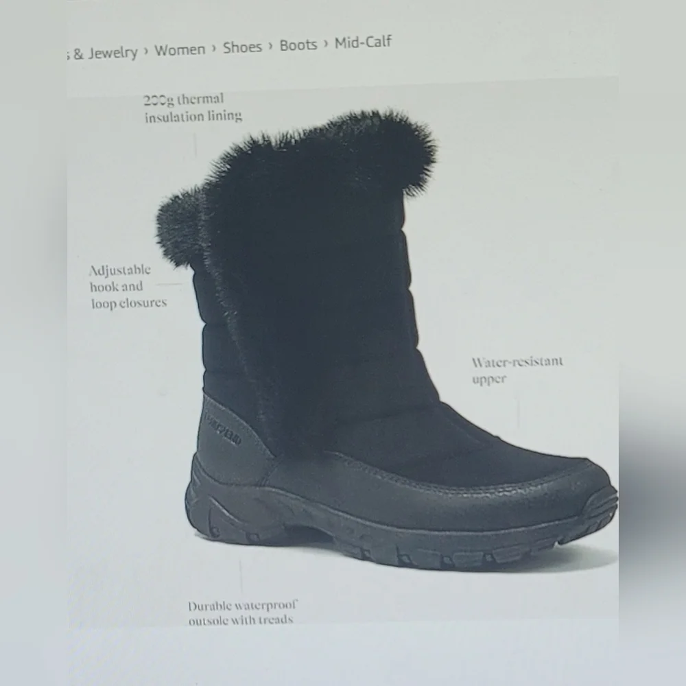 Mens Lands END WARM BOOTS