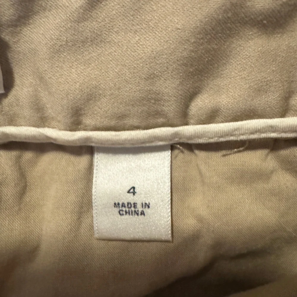 Liz Claiborne Beige Ankle Trousers
