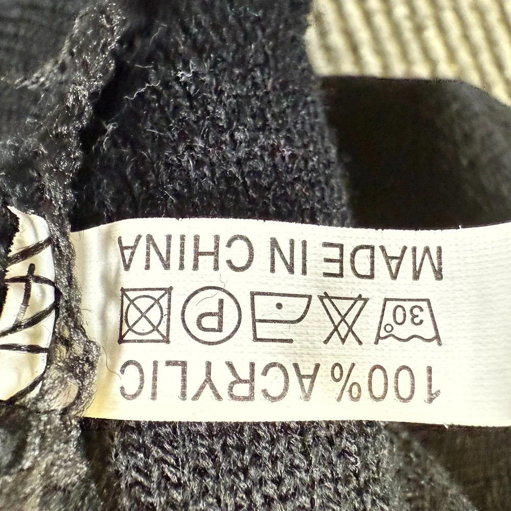 I Love SF Beanie Hat Black Knit‎ Winter Cap San Francisco Unisex Acrylic
