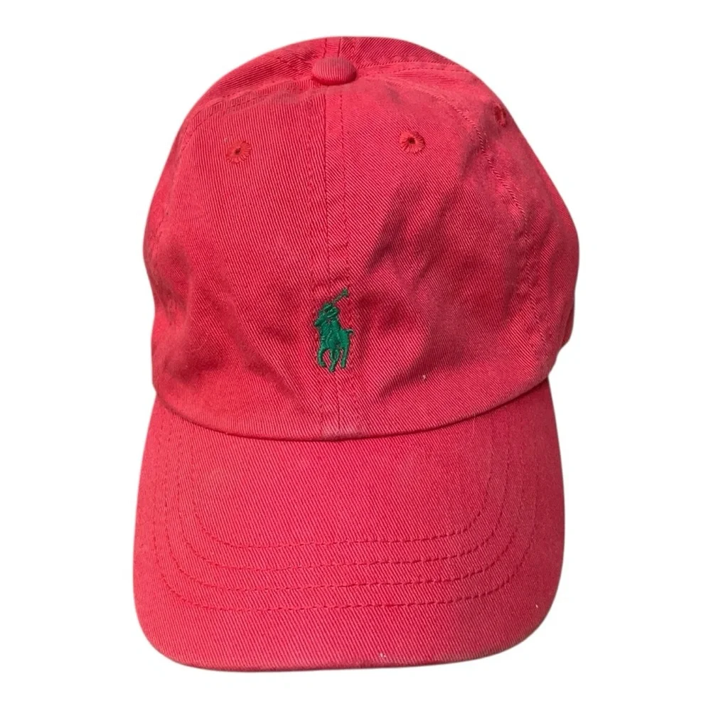 Polo by Ralph Lauren Red‎ and Green Embroidered Hat