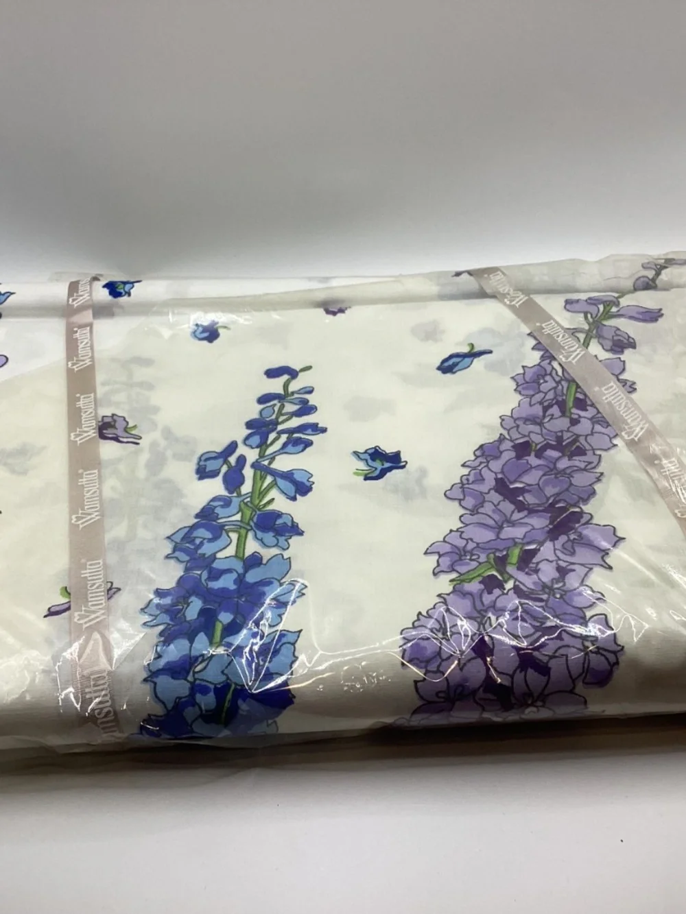 NWT Vintage Wamsutta DELPHINIUM No Iron Supercale Plus 200 Thread Queen Sheets