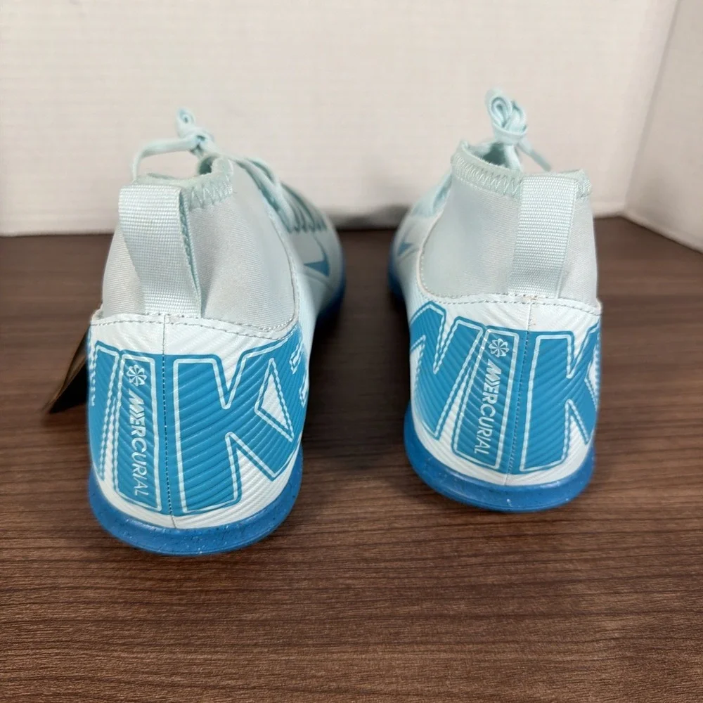 Nike Zoom Mercurial Vapor‎  Pro Turf 'Glacier Blue' Kids Size 6Y FQ8320 400