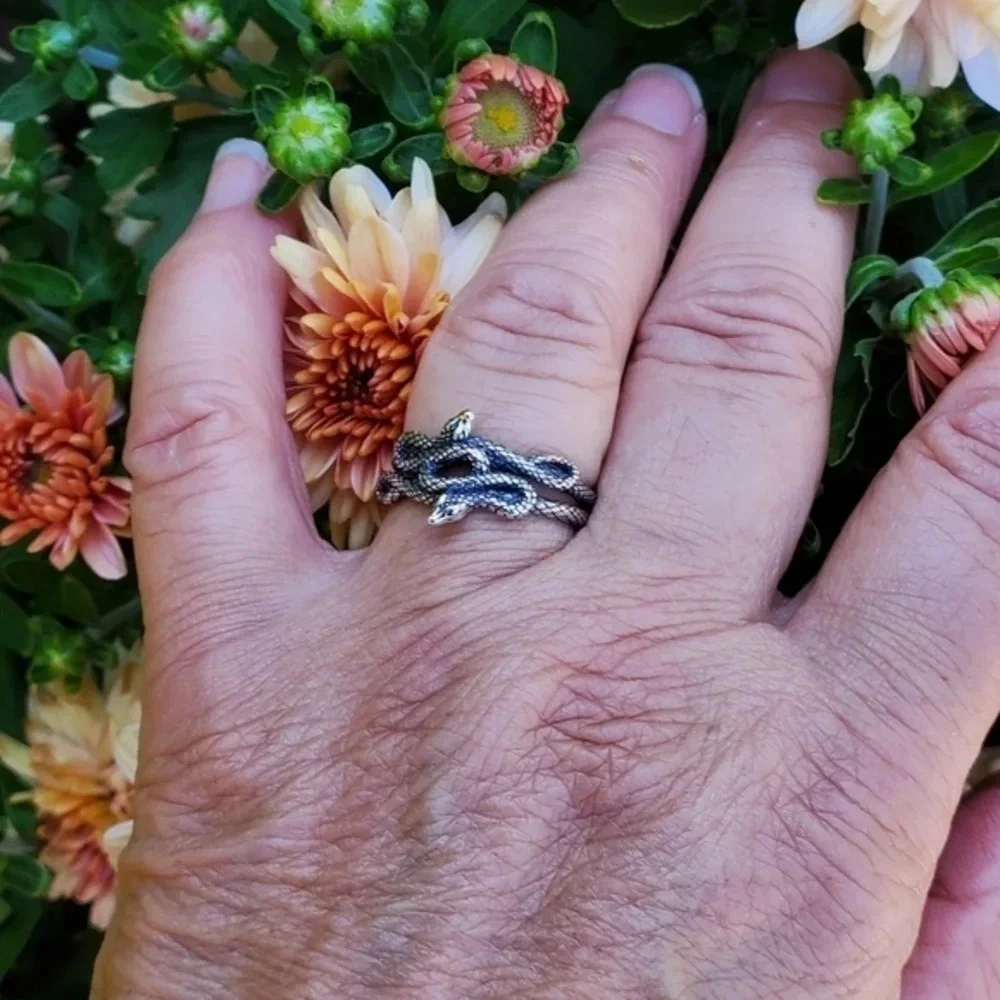 Sterling Silver Snake Ring‎ NEW