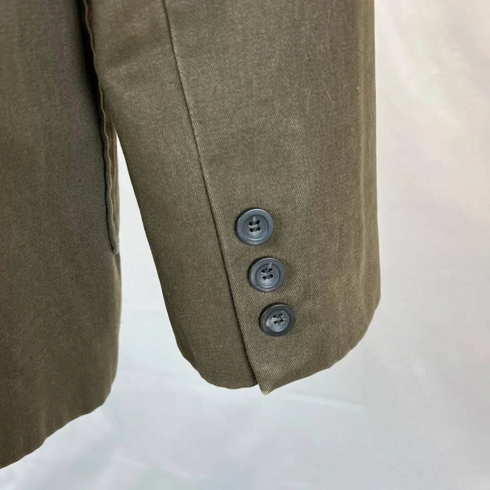 VINTAGE 100% cotton duck men’s‎ blazer sports jacket coat St. John’s bay neutral