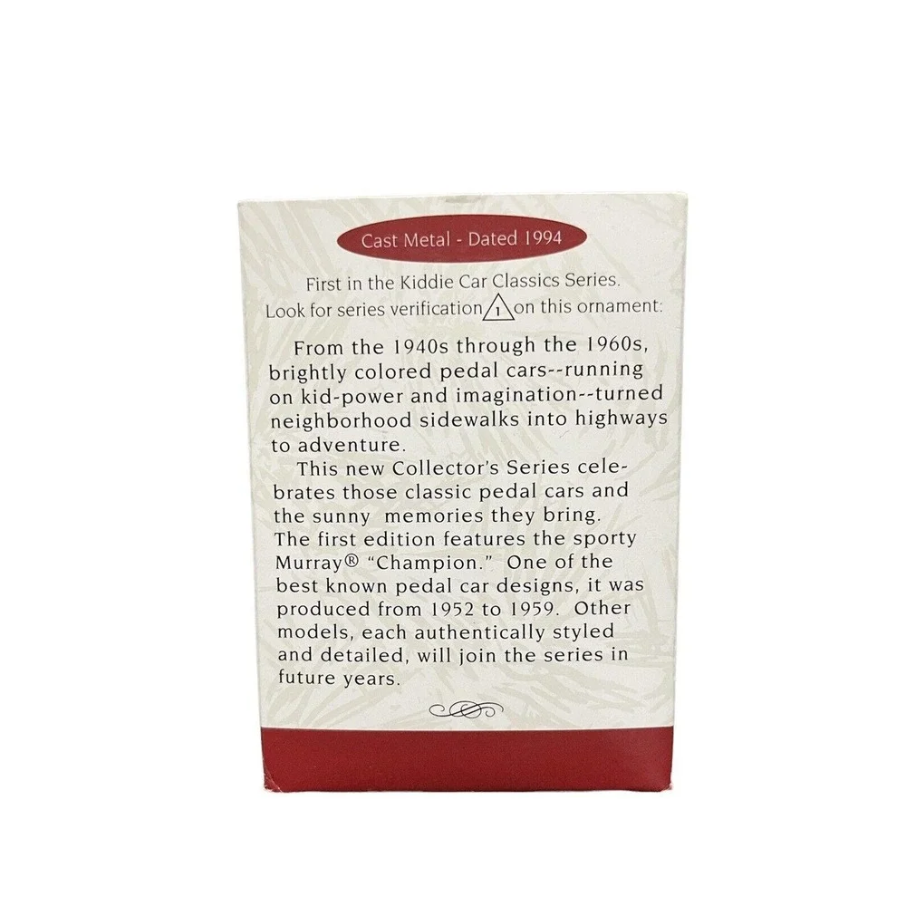 1994 Hallmark Keepsake Kiddie Car Classics Murray Champion‎ 1st in Series