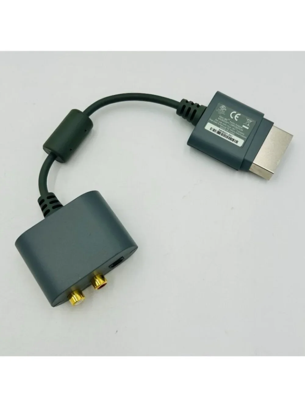 Official Microsoft XBOX 360 RCA Optical Audio Adapter AV Cable