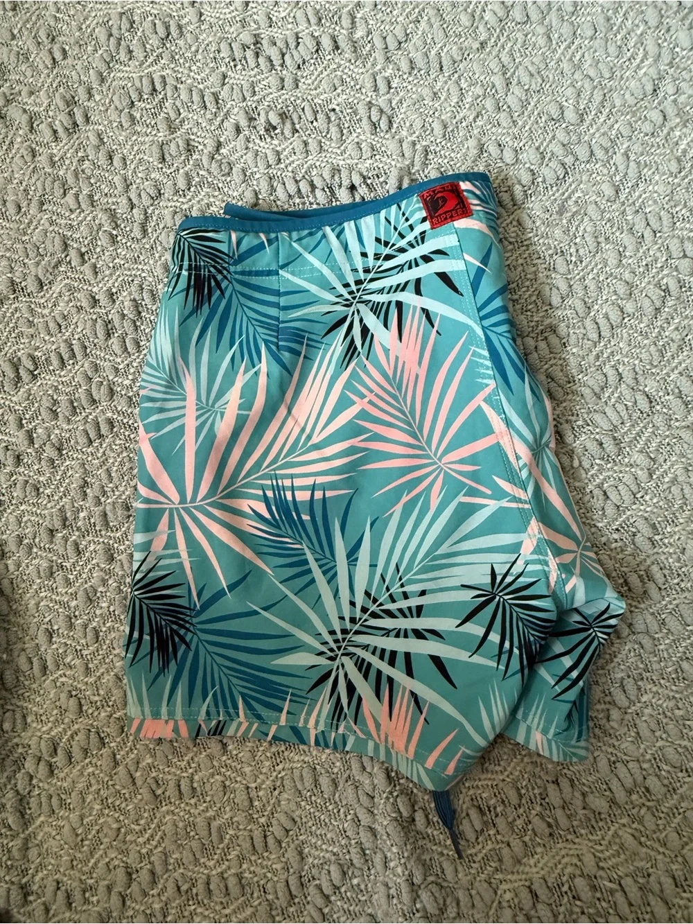 Maui Rippers Palm Print Board Shorts Size 14