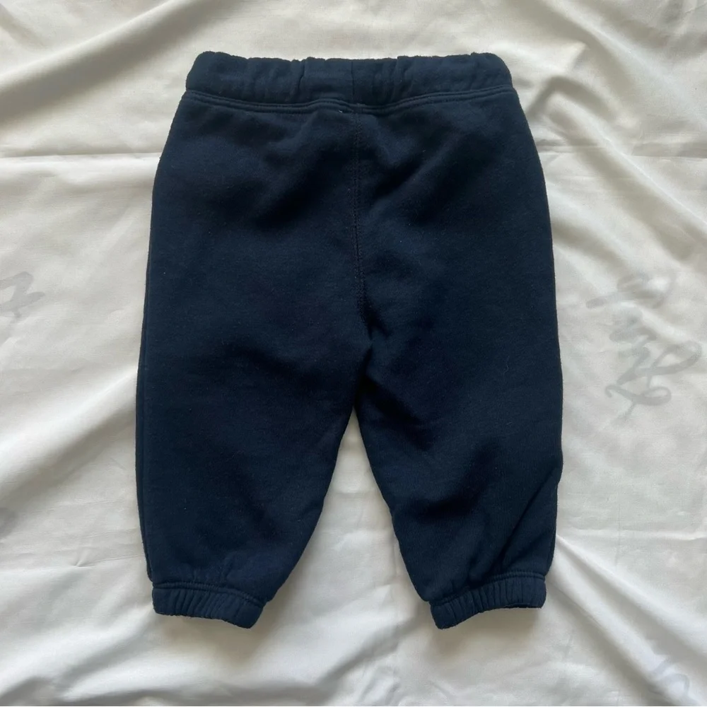 Old Navy Navy Blue Kids Jogger Logo Pants Size 6-12 Months