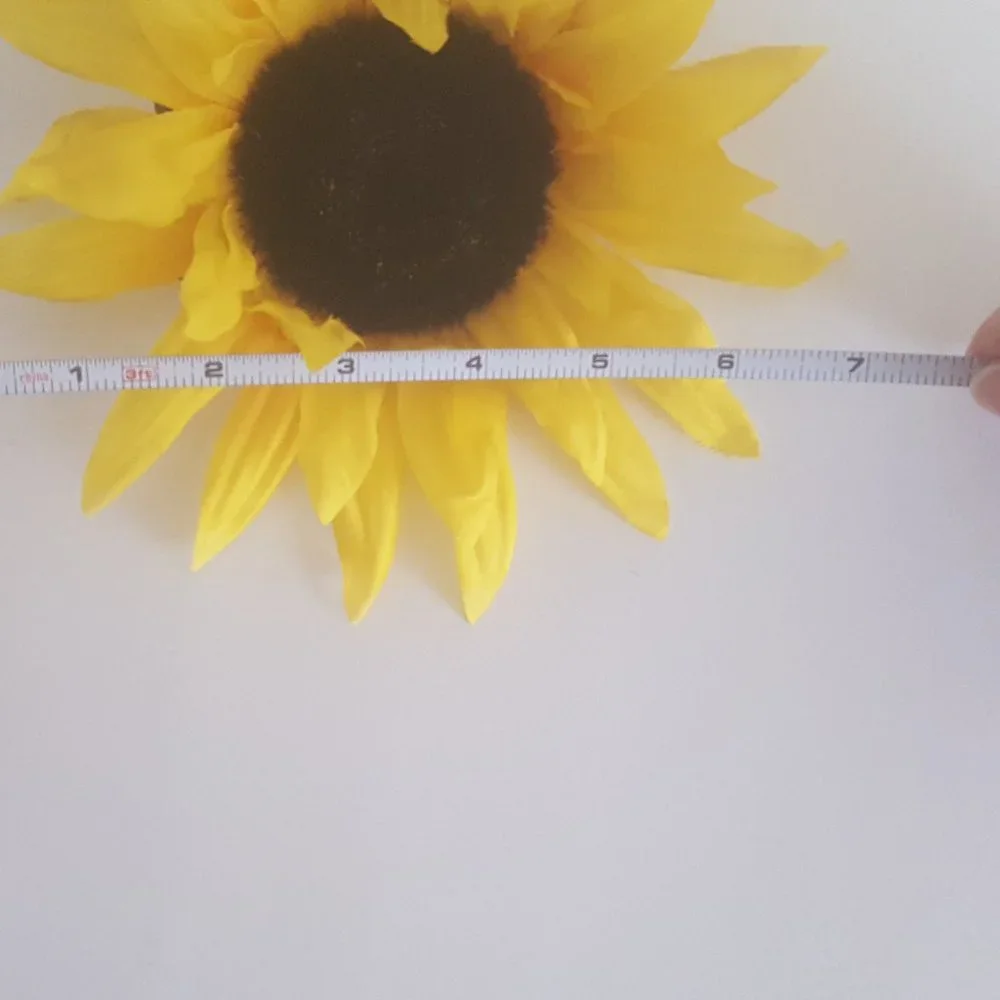 Flower Sunflower Barrette Large