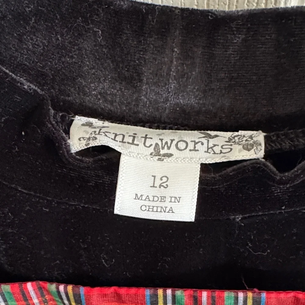Knitworks stylish plaid