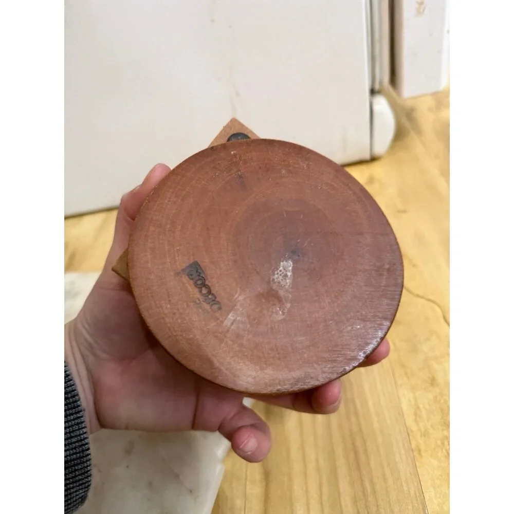 Mixed Material Coaster Set – Marble & Wood