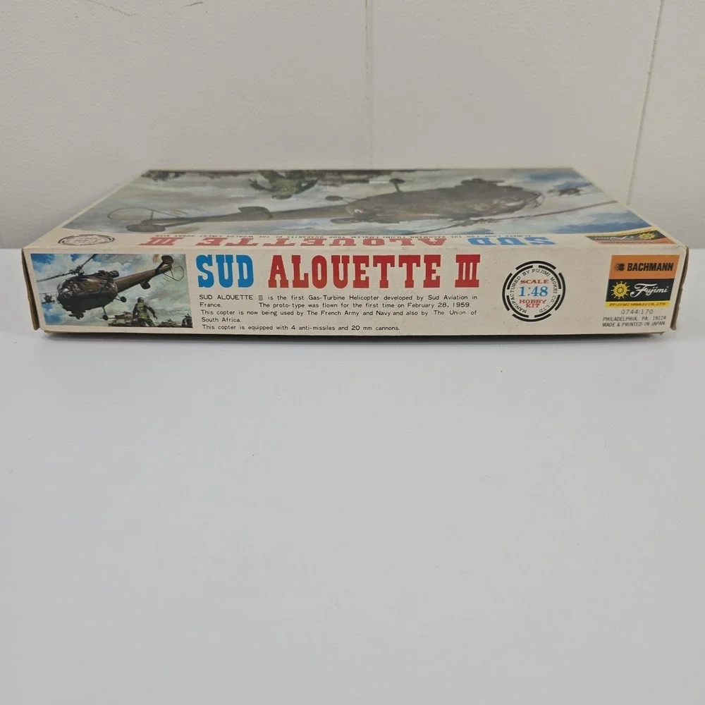 Vintage Fujimi SUD Alouette III 1/48 NEW Model Kit 0744-170 NEW Open Sealed Part