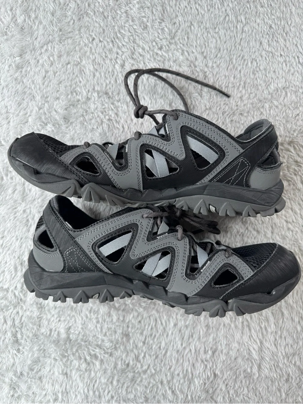 Merrell Hydro Hike Water Shoes Gray Black Men’s Size 10
