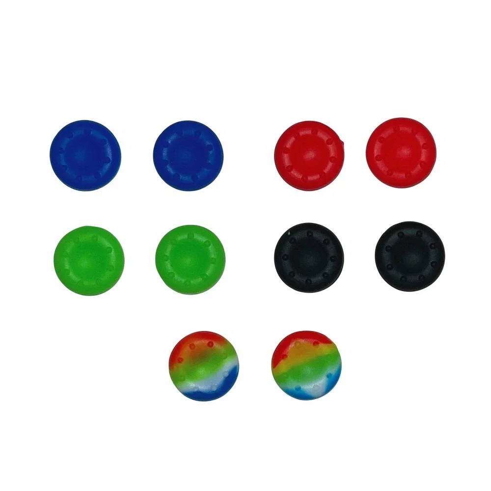 PS5 DualSense Controller Silicone Skin Case Fire Skull Design 10 Thumb Grips