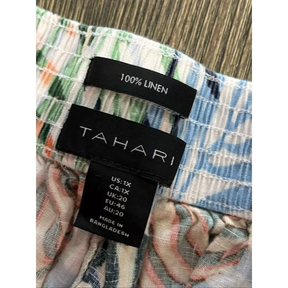 Tahari womens linen