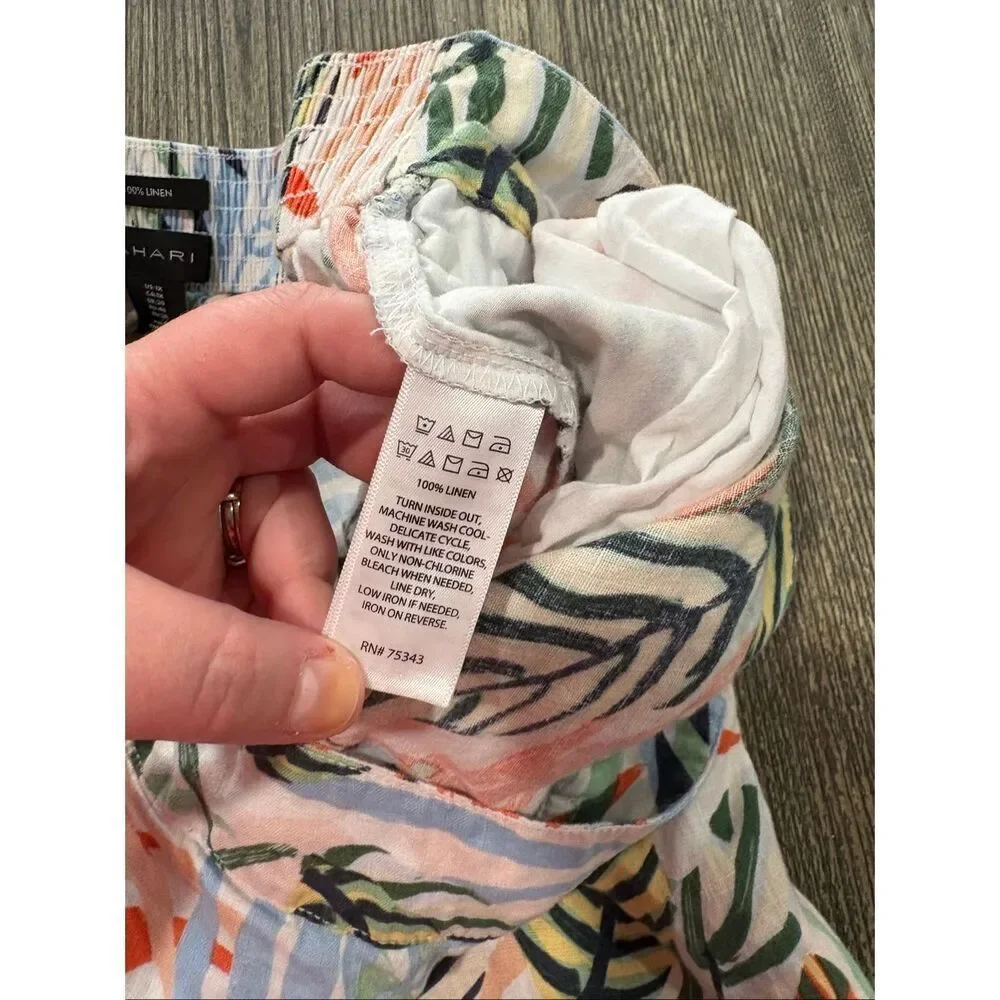 Tahari womens linen